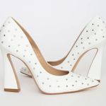 Schutz  Belmira White Stud Leather Pumps wedding bride Photo 0