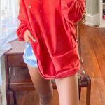 Nike Red Longsleeve Fleece Photo 0