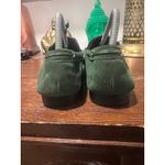 Sam & Libby  Preppy Green Suede Casual Moccasins  Loafers 8 Photo 6
