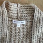 Downeast Long Cardigan Sweater Cream/Beige Size Small Photo 1