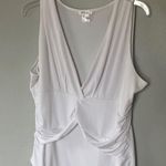 Venus Women's Deep Plunge Wrap Tank Top White XL Photo 1