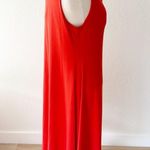 Eileen Fisher  Cowl Neck K/L Dress Firefly Orange | Small Photo 4