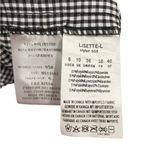 Lisette Black and White Gingham Pull On Stretch Bermuda Short Mid Rise US 6 Photo 10