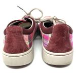 Dansko  Size 8.5 Sneaker Pink Plaid Lace Up Arch Support Comfort Walking Workwear Photo 3