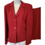 Leslie Fay NWT Lesile Fay Dark Pink / Red Blazer Size 18 Photo 0