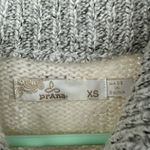 prAna  Size XS Sweater Cream Gray Tight Knit Long Duster 2 Button Cardigan Casual Photo 3