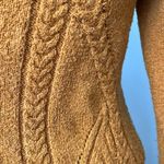 Anthropologie  Sparrow Mustard Gold Yellow Soft Oversized Tunic Sweater, Sz L Photo 14