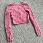 Garage fuzzy crop cardigan Photo 5