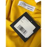 Mac Duggal  NEW Size 10 Marigold Asymmetrical Draped Long Sleeve Mini Dress 70152 Photo 5