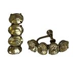 Vintage Coro Clear Crystal Clip Photo 0