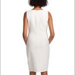 Tommy Hilfiger Dress Ivory Criss-Cross Textured Knit Sheath Size 14 New w/Tag Photo 3