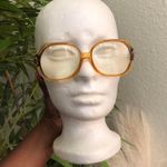 Christian Dior VTG Amber Orange Lucite Butterfly Glasses Germany 2035 20 52 Prescription Photo 3