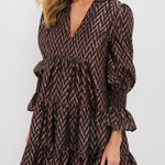 Tuckernuck NEW  POMANDER PLACE Metallic Ikat Kenzo Dress XS Photo 0