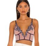 Thistle and Spire Elegant Sheer Purple Dryad Bra Black Photo 0