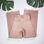 ZARA  Premium Marine Straight Wide Leg Jeans in Dusty Rose Pink Photo 6