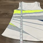 NWOT Lucky In‎ Love Going Strong Tennis Tank Top White Yellow Size XS Photo 7