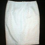 NWT $398 Worth New York White 6 Womens Skirt Geometric Lace Slim Pencil USA Work Photo 0