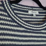 Madewell  SEAGROVE PULLOVER SWEATER IN STRIPE DARK BALTIC SMALL Photo 2