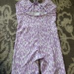 sage collective one piece romper activewear Purple Photo 1