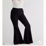 Free People CRVY Super High-Rise Lace-Up Flare Jeans Photo 2