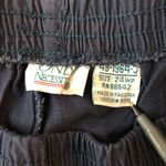 Woman Within Only Necessities Cotton Blend Chino Pants Pull On Elastic Waist Navy Blue 24WP Photo 2