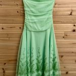 Ruby Rox Y2K  Size Small Tinkerbell Green Strapless Mesh Ruched Strapless Dress Photo 0