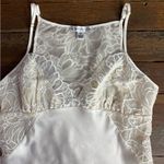 Rya Collection Milos Embroidered Lace Satin Slip Midi Gown Sz Small 🧡🍄 Photo 7