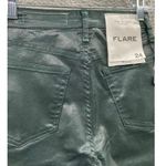 Rag and Bone Jeans 24 Ankle Flared, Coated Washed, 24 x 26.5 Casey, B70, $90 Black Photo 3