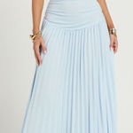 LIONESS NWT Revolve Field Of Dreams Maxi Dress Soft Blue size M Medium Viral Photo 0