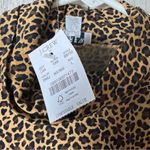 J.Crew  Animal Print Women’s Long Sleeve Lightweight Turtleneck Blouse  Sz M NWT Photo 1