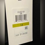 DKNY  Women's Black Chain Detail Long Sleeve Shift Dress Size 14 NEW Photo 3