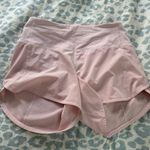 Lululemon  Speed Up Pink Shorts 4" Photo 0