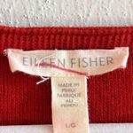 Eileen Fisher Tank Top Red (Crimson) Lightweight Organic Cotton Tank Sz L GUC Photo 4
