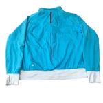 Lululemon Women’s 12 Track Attack Full Zip Windbreaker Jacket Aqua Blue Sporty Photo 7