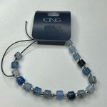 Icing  Beaded Bracelet Blue Photo 0
