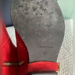 ANINE BING $700 Bianca Red Suede Ankle Boots Western/Moto size 37/6.5 Photo 7