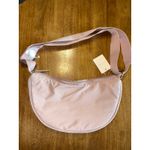 Primark Crossbody Bag Half Moon Hobo Purse Adjustable Strap Pink Photo 4