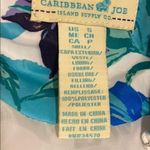 Caribbean Joe  WHITE VEST WITH TROPICAL Floral zip vest NWT Sz small Photo 1