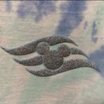 Disney  parks cruise line castaway cay cropped blue aqua tie-dye spirit jersey M Photo 4
