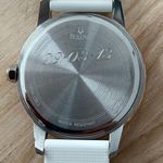 Bulova Ladies Chronograph Style Watch Silver Dial Rose Gold Case Date Dial Photo 10