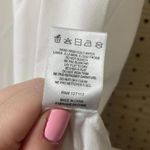 Badgley Mischka Belle white Racerback Bodysuit open back bridal wedding Photo 9