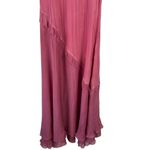 Komarov Sz XS/S Women's Mauve Pink Vneck Pleated Skirt Sleeveless Maxi Dress Photo 6
