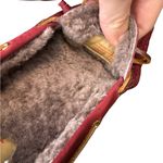 Marc Joseph NY Moccasins Rockefeller Genuine Leather Sheep Fur Lined Brazil 9 Red Photo 5