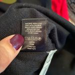 Ann Taylor  Crewneck Color Block Sweater Size Small Hot Pink, Black Photo 13