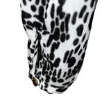 The Limited  Black & White Long  Sleeve Sheer Blouse‎ Gold Hardware EUC Size XS Photo 6