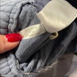 Madewell WOMENS HIGH RISE TAPERED LINEN BLEND PANT BLUE PULL ON 1X Photo 7