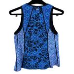Beach House Sport Colorful Floral 1/2 Zip Sleeveless Athletic Light Tank Size M Size M Photo 1