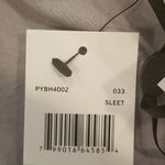 💕PEONY💕 Gray Hig Rise Leggings Faux Leather Panels L NWT Size L Photo 9