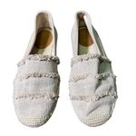 Michael Kors MK Women's Shoes White Fabric Espadrille Size US 7.5M EU 37.5M Photo 0