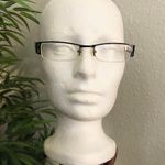 Black frame eyeglasses clear lenses eye wear office siren core preppy glasses minimalist goth bella hadid Photo 2